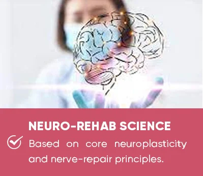 Neuro-Rehab Science Driven — based on core neuroplasticity and nerve-repair principles.